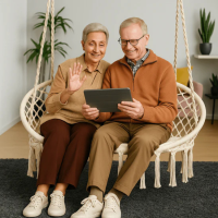 Ljuljaška platn za dvije osobe