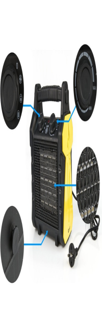 Električni keramički radijator sa ventilatorom 2KW