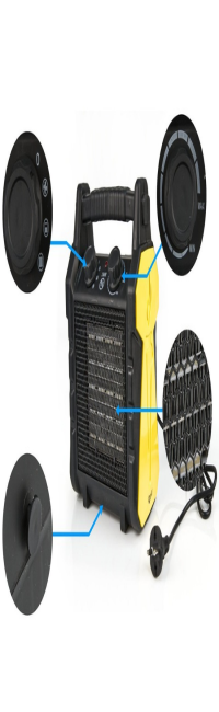 Električni keramički radijator s ventilatorom 3KW