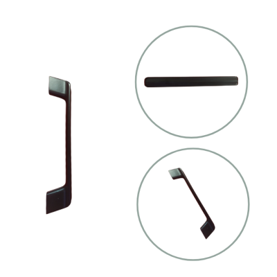 Ručkica crna 96mm V M1201